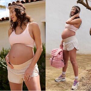 Free People x Hatch Maternity Shorts